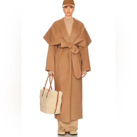 Helsa NWOT The Throw Coat in Camel - Picture 5 of 8